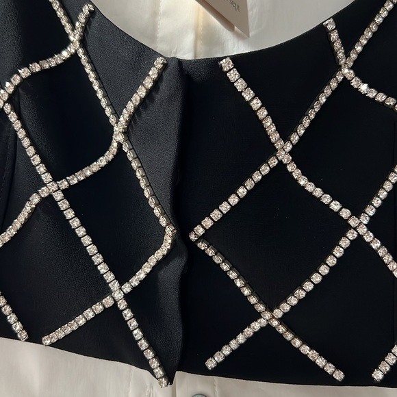 Cinq a Sept mixed media top - Picture 2 of 4